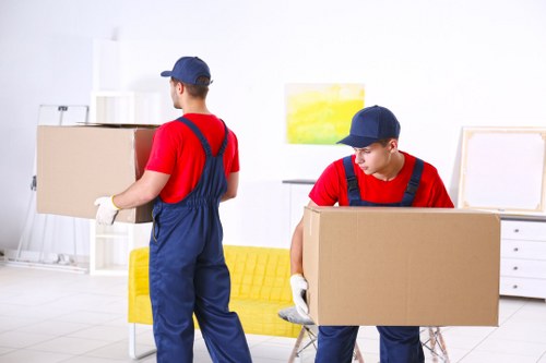 House removalists working on a London residential move