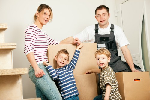 Office removals team planning a business move in London