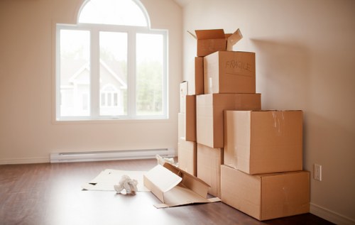 London street access and parking considerations for a van move