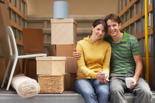 Office relocation equipment and moving boxes in London