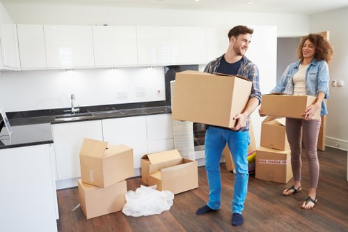 Commercial relocation support for a London office move