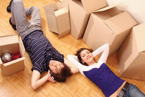 Local man and van service helping with a business or office move in London
