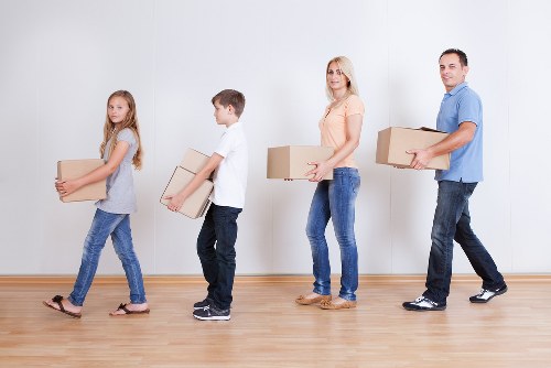 Removal van loading service for homes and offices across London
